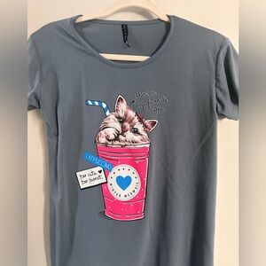Cute Cat Graphic Tee